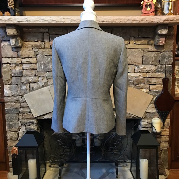 NWOT Kasper Gray Blazer Suit Jacket Size 6 - Picture 5 of 7